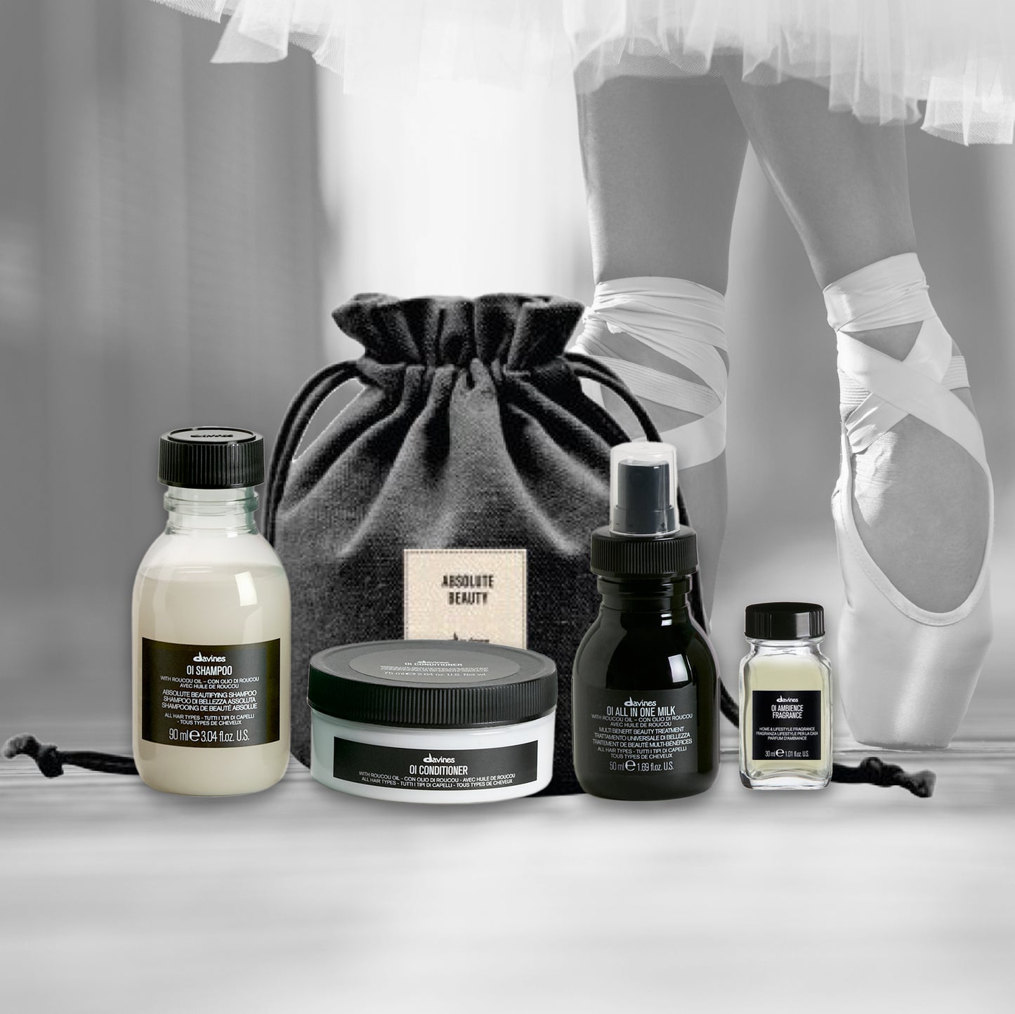 新品！davines シャンプー　コンディショナー　ギフトセット Davines OI Discovery Kit | Luxury Shine & Smooth Hair Gift Set
