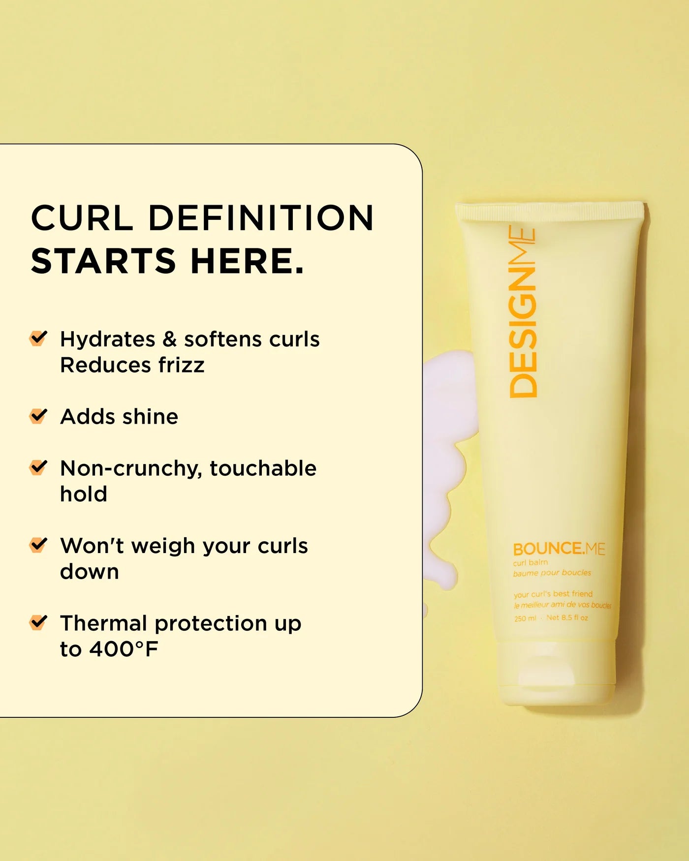 DESIGNME BOUNCE.ME Curl Balm 8.4 oz