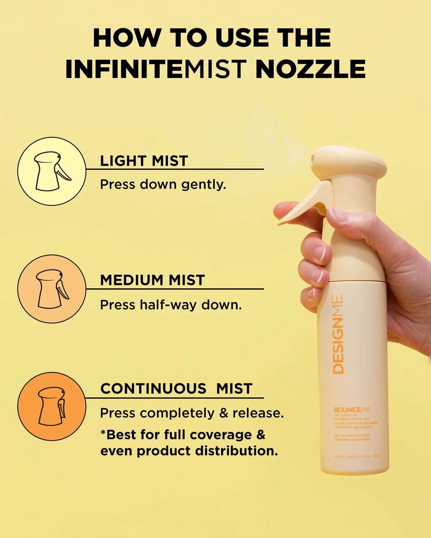 DESIGNME BOUNCE.ME Curl Enhancer Mist 8.5 oz