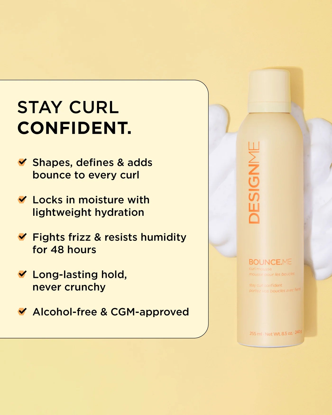 DESIGNME BOUNCE.ME Curl Mousse 8.5oz