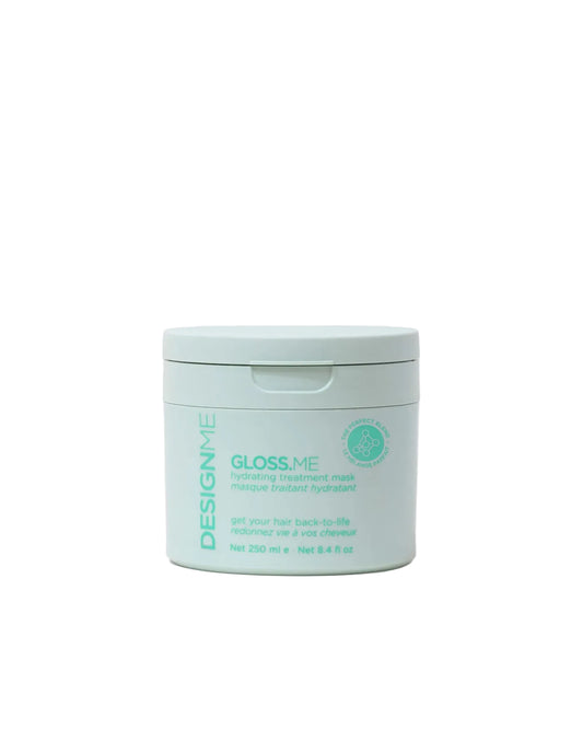 DESIGNME GLOSS.ME Hydrating Treatment Mask for dry dull hair hydration softness smoothness and shine