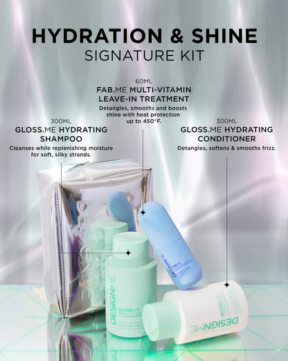 DESIGNME Hydration & Shine Signature Kit