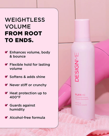 DESIGNME PUFF.ME Volumizing Mousse 8.5 oz