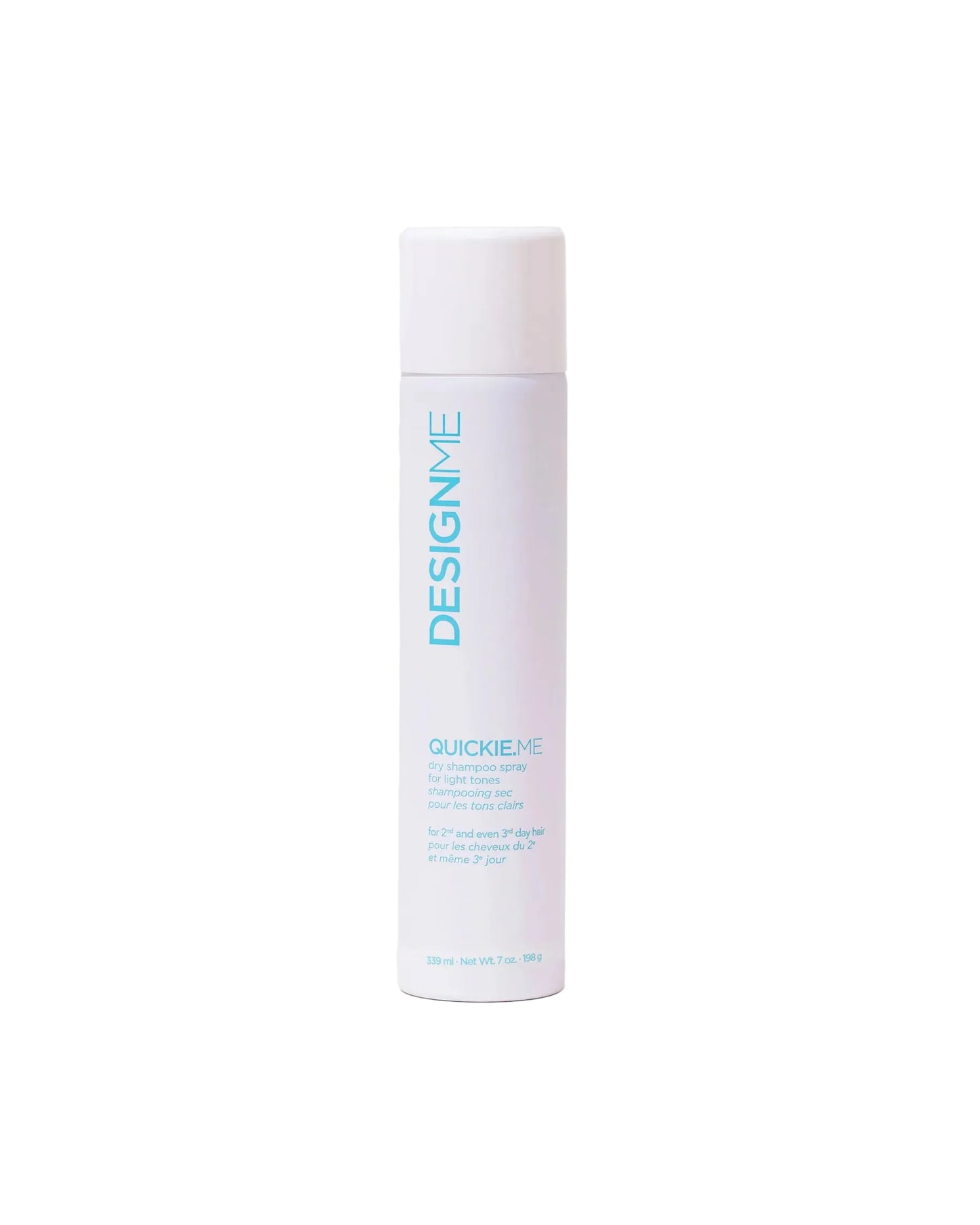 DESIGNME QUICKIE.ME Dry Shampoo for Light Tones for blonde platinum grey and white hair