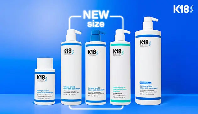 K18 DAMAGE SHIELD Shampoo & Conditioner Liter Duo | Damage K18 DAMAGE SHIELD Shampoo & Conditioner Liter Duo | Damage