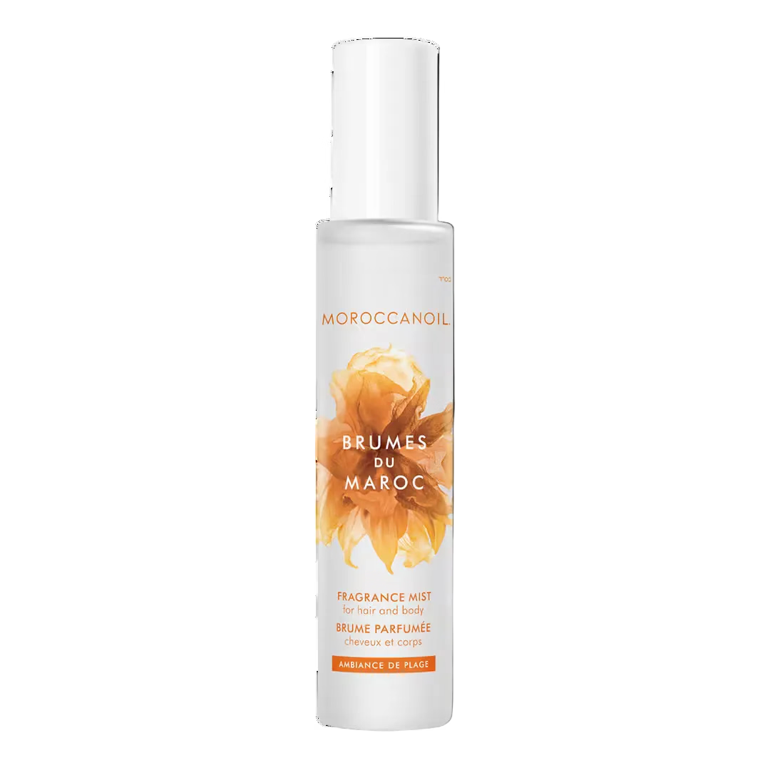 Moroccanoil Ambiance de Plage Hair and Body Fragrance Mist with tropical gardenia, coconut and pineapple fragrance