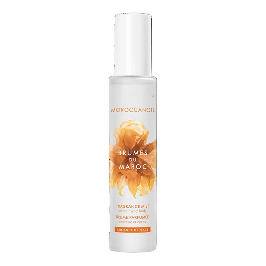 Moroccanoil Ambiance de Plage Hair and Body Fragrance Mist with tropical gardenia, coconut and pineapple fragrance