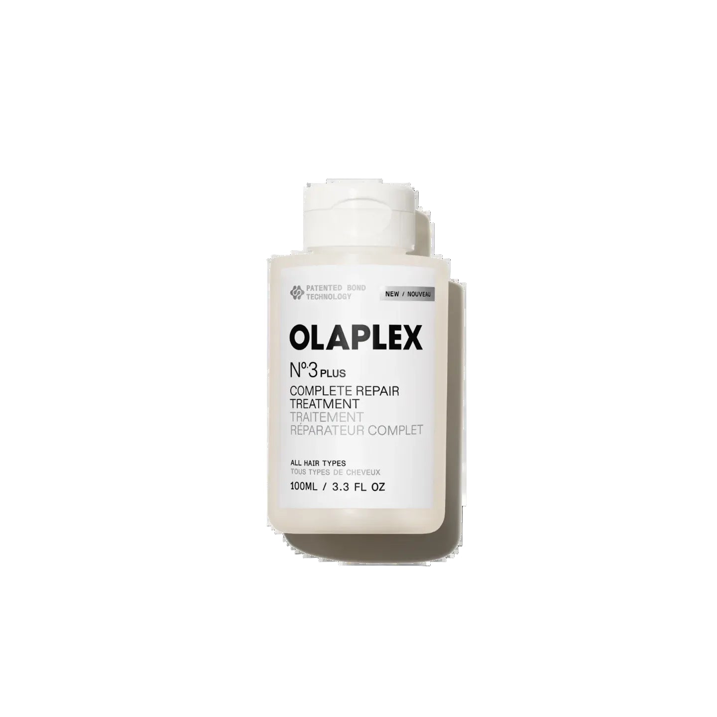 Olaplex No3 Plus complete repair treatment 3.3oz bond repair hair treatment bottle