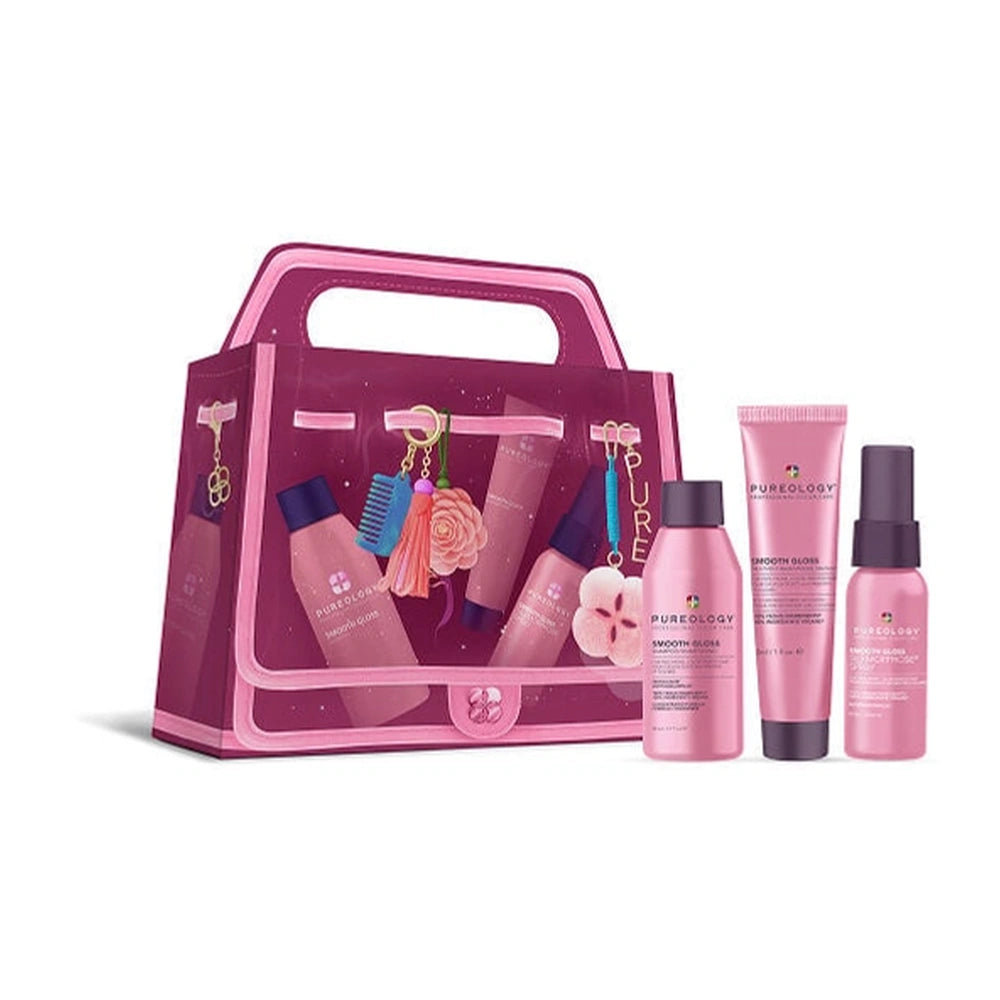 Pureology Gloss To Go Mini Kit – For Frizz-Prone, Color-Treated Hair