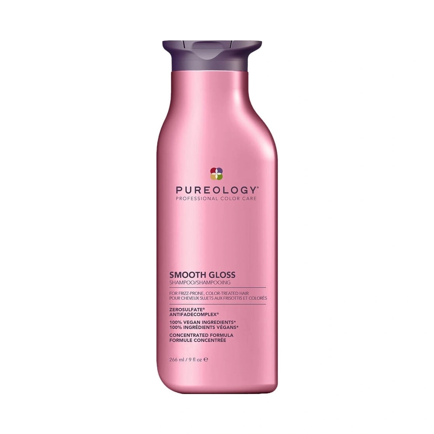 Pureology Smooth Gloss Shampoo for frizz control smooth glossy color-treated hair
