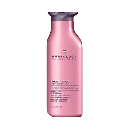 Pureology Smooth Gloss Shampoo for frizz control smooth glossy color-treated hair