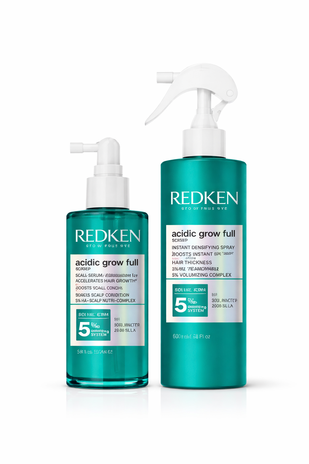 redken acidic grow full serum and densifying spray bundle for thicker fuller hair