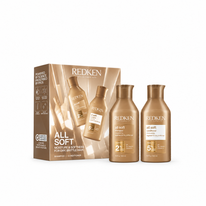 Redken All Soft Holiday Gift Set For Dry, Brittle Hair