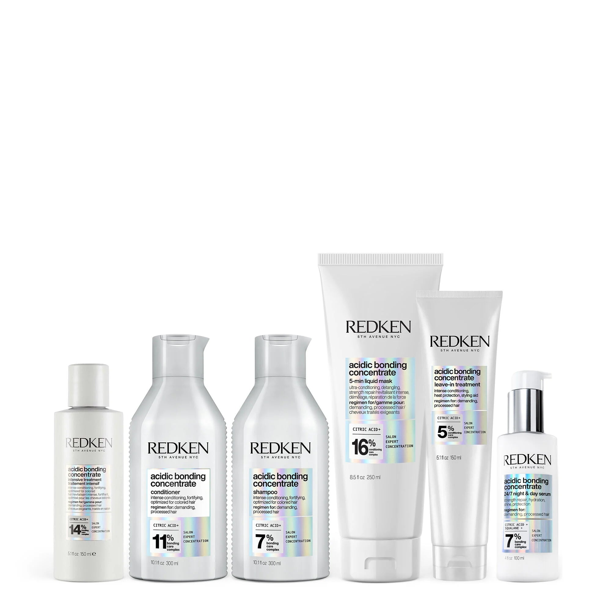 Redken Acidic Bonding Concentrate Complete Set | Bond Repair System ...