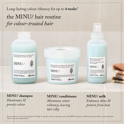 Davines MINU Discovery Kit — Color Protection Travel Haircare Set