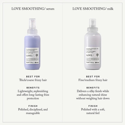 Davines LOVE SMOOTHING Serum — Anti-Frizz Serum for Smooth Hair