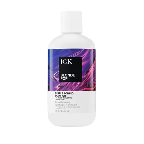 IGK Blonde Pop Purple Toning Shampoo 8oz